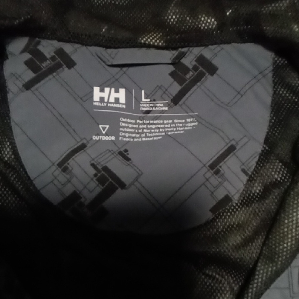 Helly Hansen Black Patterned Windbreaker - image 3